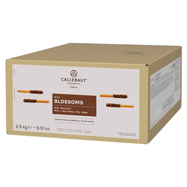 Callebaut Blossoms Milk Chocolate 2.5kg