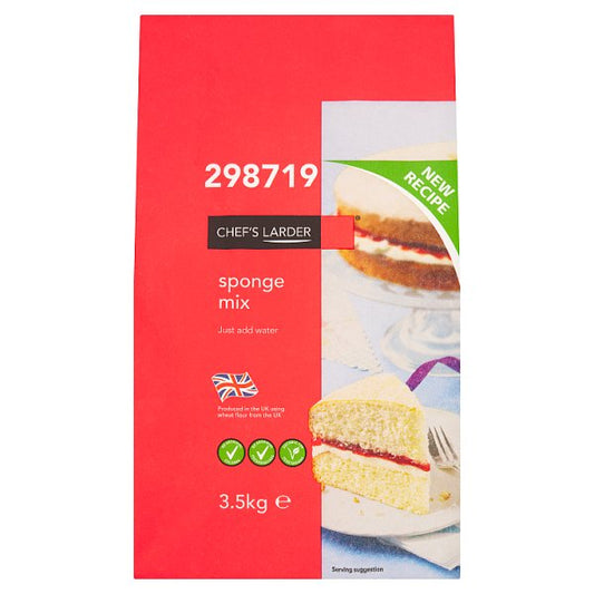 Chef's Larder Sponge Mix 3.5kg (Pack of 4)
