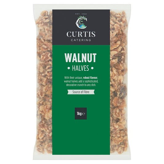 Curtis Catering Walnut Halves 1kg (Pack of 6)