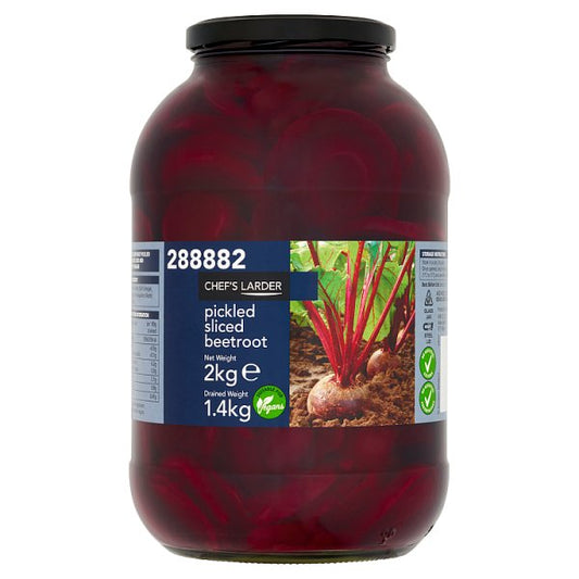Chef's Larder Pickled Sliced Beetroot 2kg (Pack of 6)