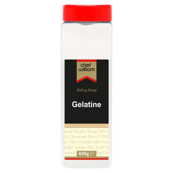 Chef William Gelatine 650g (Pack of 6)