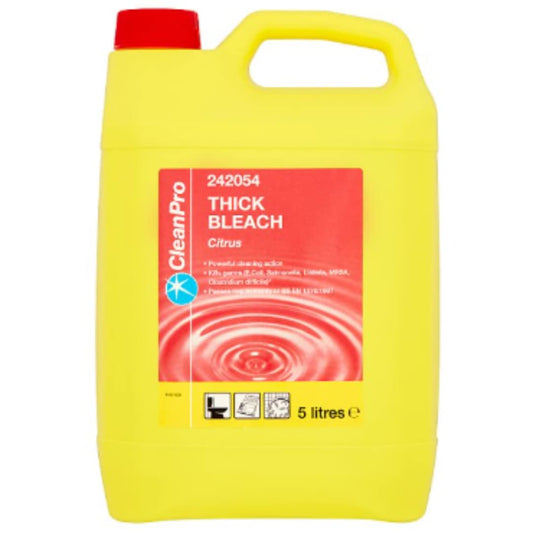 CleanPro Thick Bleach Citrus 5 Litres (Pack of 2)