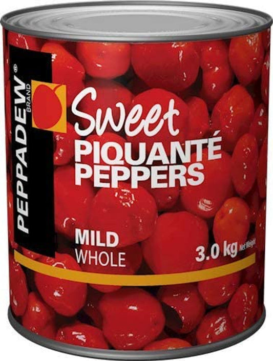 PEPPADEW® Sweet Piquanté Peppers Mild Whole 3.0kg (Pack of 6)