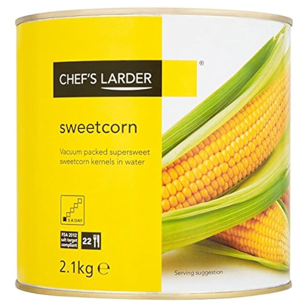 Chef's Larder Sweetcorn in Water 2.1kg