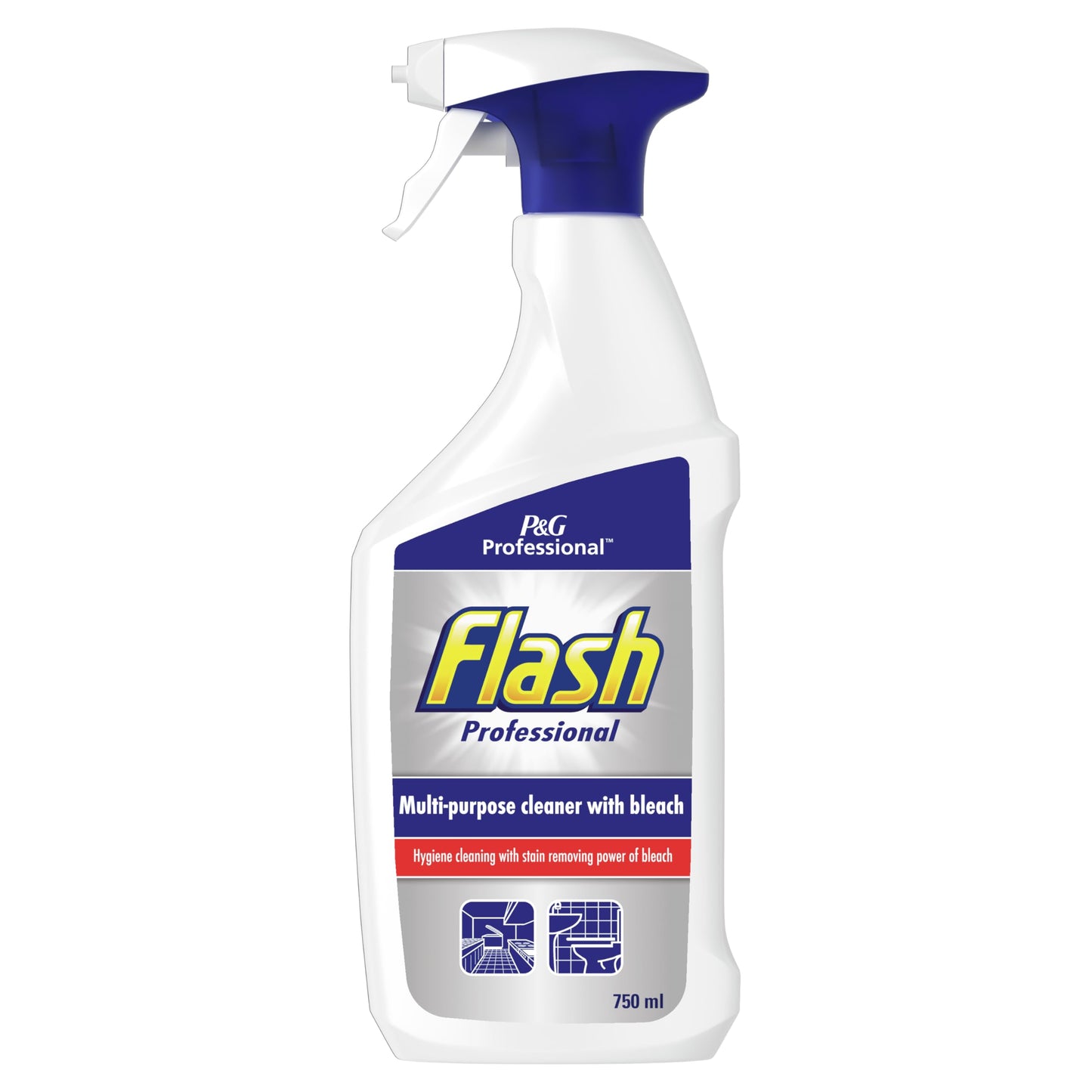 Flash Professional Multi-Purpose Cleaner With Bleach 750ml