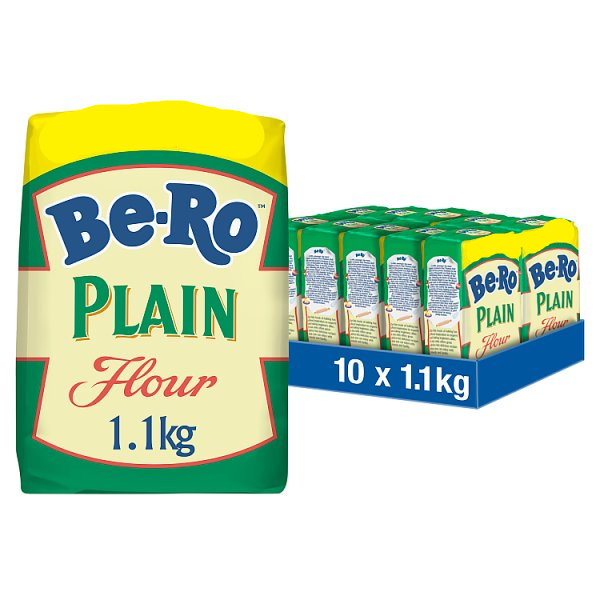 Be-Ro Plain Flour 1.1kg (Pack of 10)