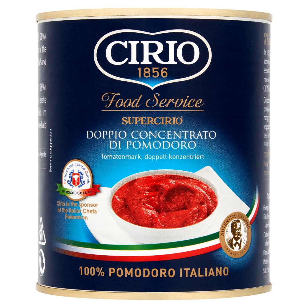 Cirio Double Concentrated Tomato Puree 850g (Pack of 3)