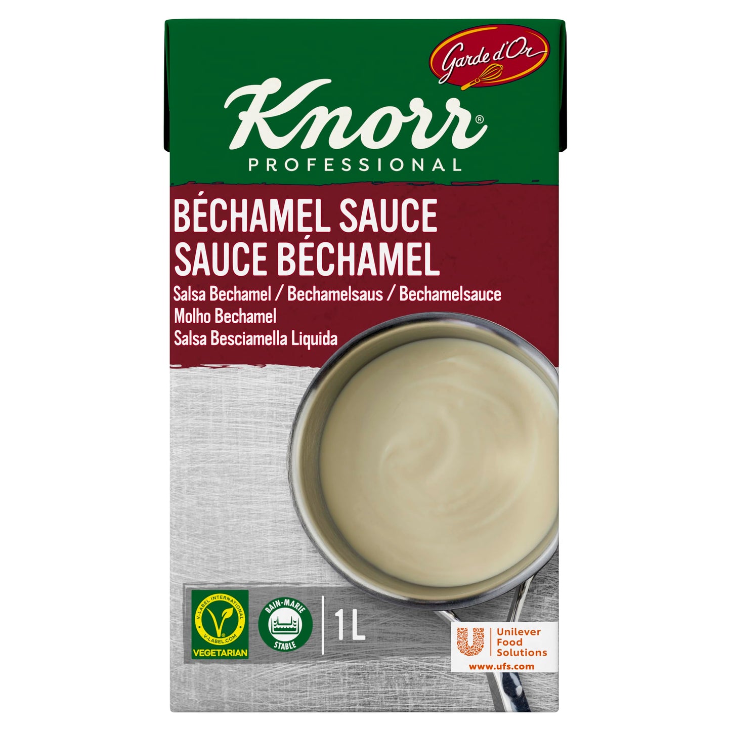 Knorr Garde d'Or Bechamel Ready-To-Use sauce 1L