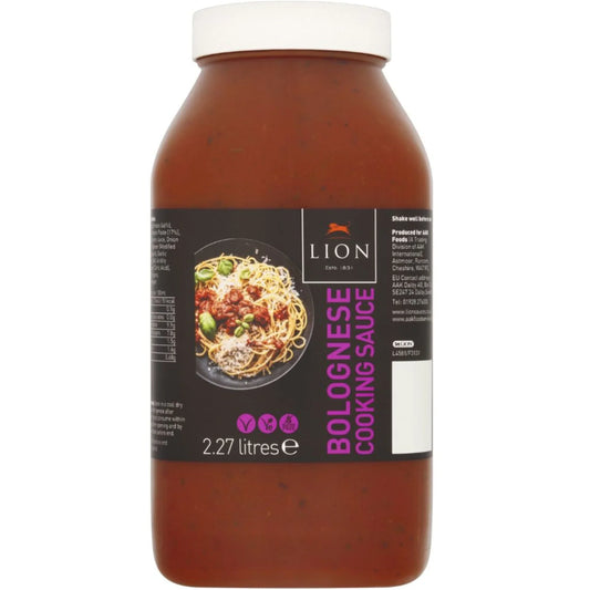 Lion Bolognese Cooking Sauce 2.27 Litres (Pack of 2)