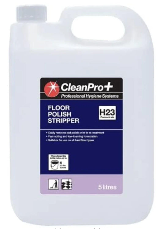 CleanPro+ Floor Polish Stripper H23 5 Litres