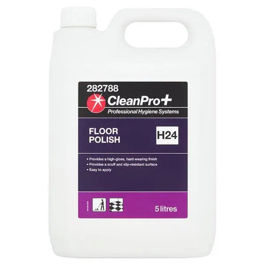 CleanPro+ Floor Polish H24 5 Litres (Pack of 2)