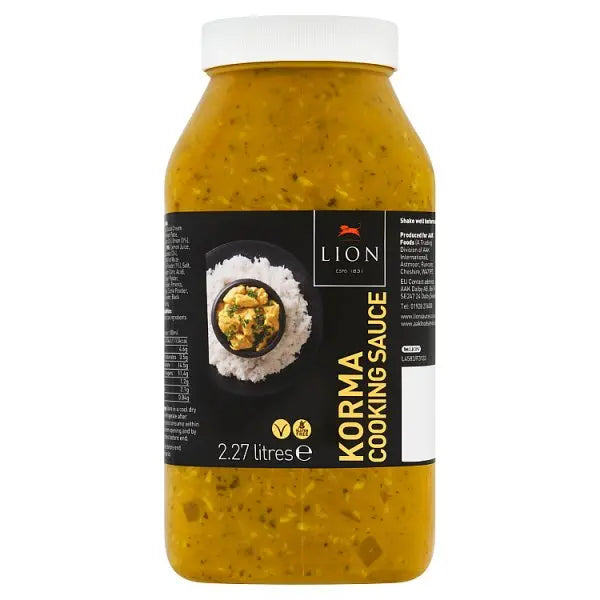 Lion Korma Cooking Sauce 2.27 Litres (Pack of 2)