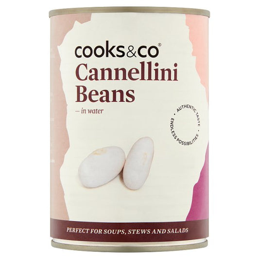 Cooks&Co Cannellini Beans in Water 400g (Pack of 12)