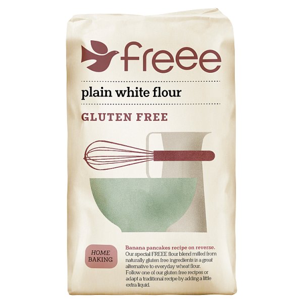 FREEE Gluten Free Plain White Flour 1kg (Pack of 5)