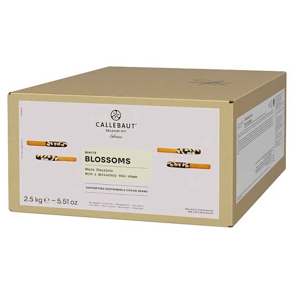 Callebaut Blossoms White Chocolate 2.5kg