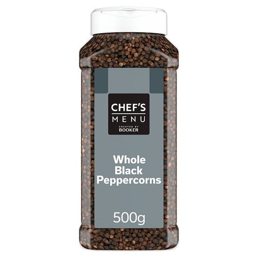 Chef's Menu Whole Black Peppercorns 500g