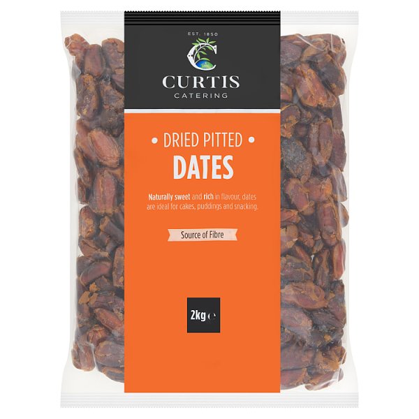 Curtis Catering Dried Pitted Dates 2kg (Pack of 6)