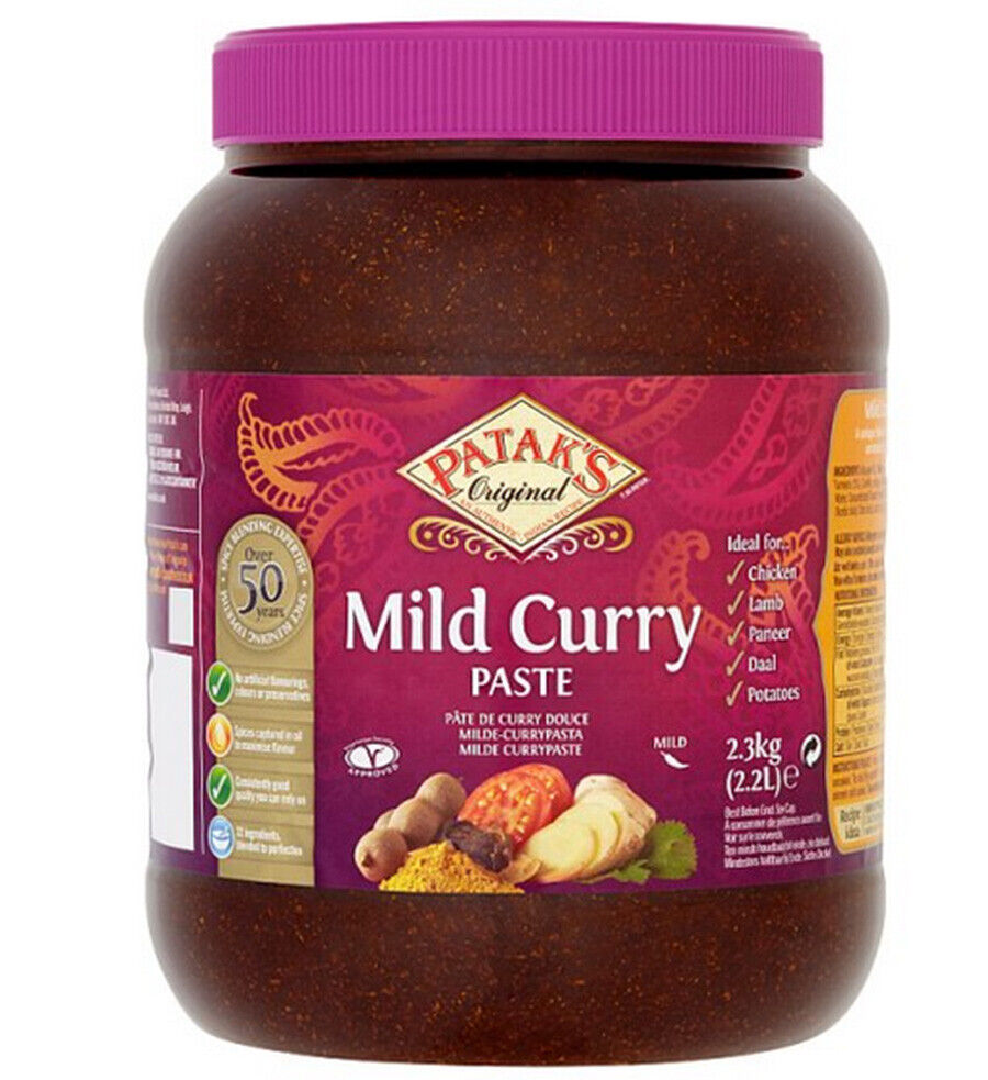Patak's Original Mild Curry Paste 2.3kg (Pack of 2)